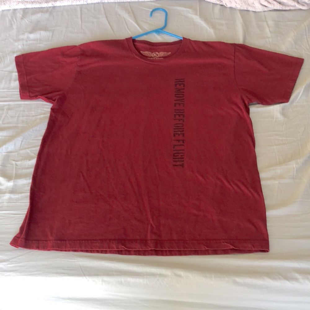 Red pilot, swag, short sleeve